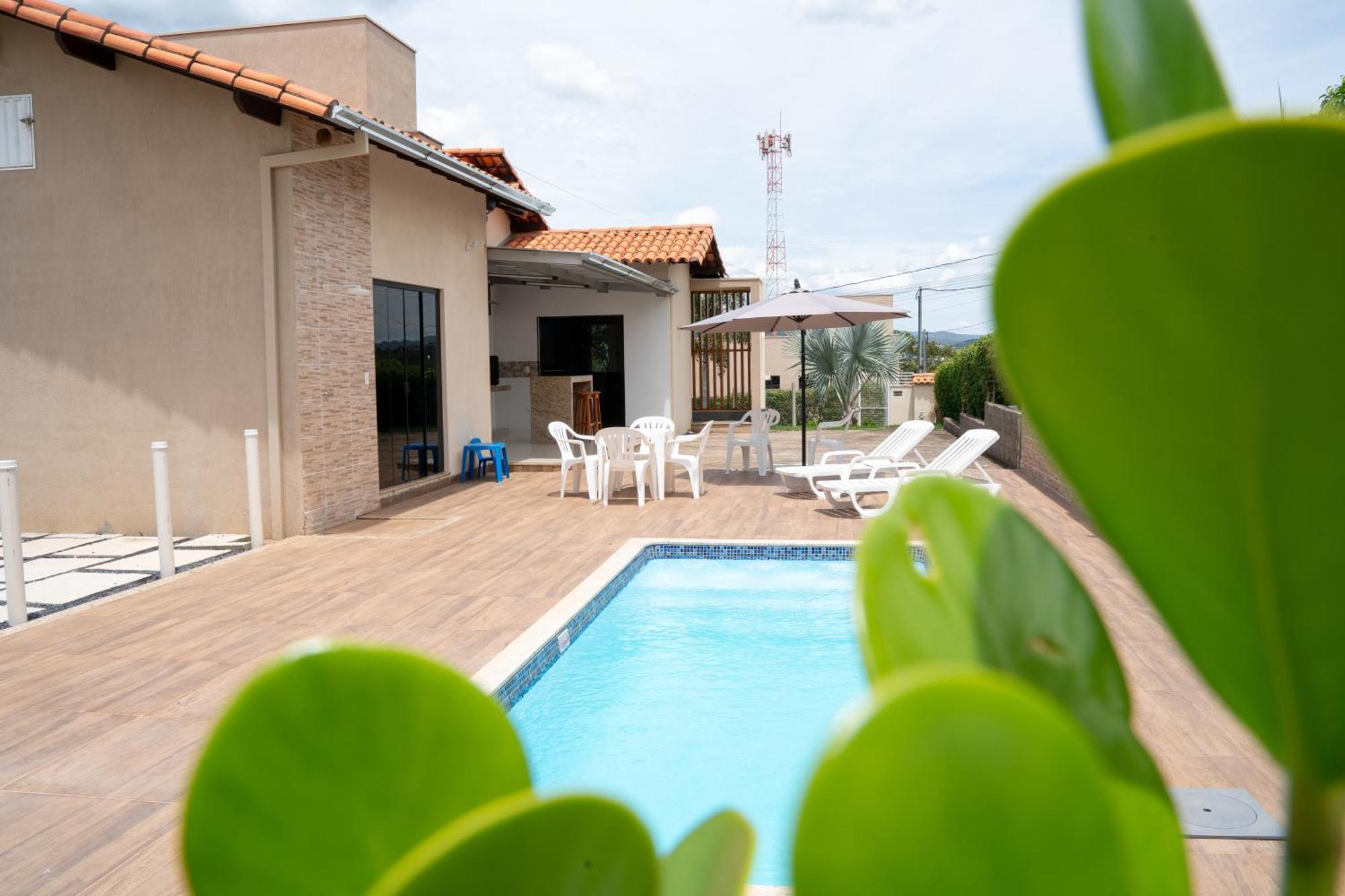 Casa Com Piscina Vista Para Lago, 03 Quartos Confortaveis Capitólio エクステリア 写真